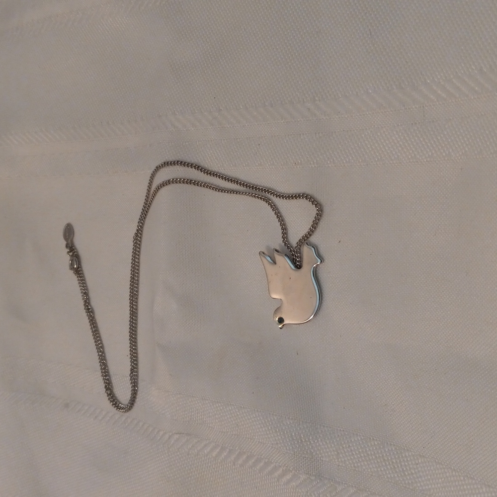 Christian Avon Dove Necklace